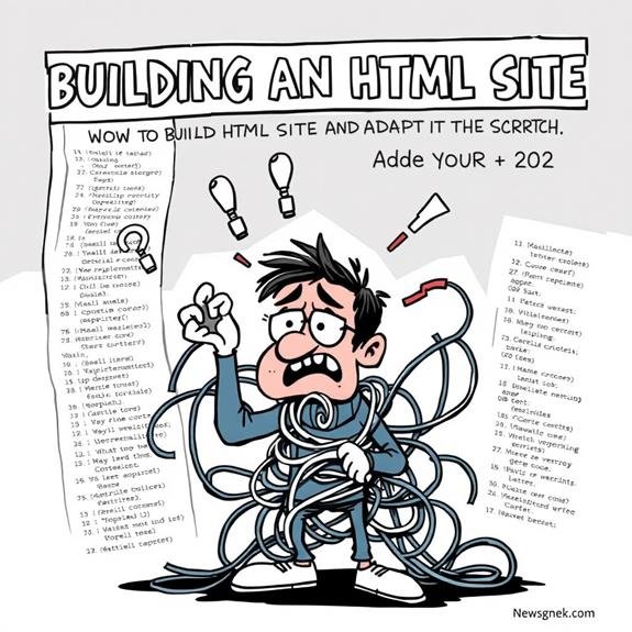 בניית אתר HTML – כיצד לבנות אתר HTML מאפס ולהתאים אותו לצרכים שלך