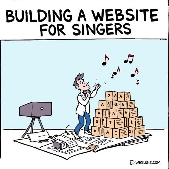 בניית אתר אינטרנט לזמרים – כיצד לבנות אתר אינטרנט לזמרים שימשוך קהל ויצור קהילה