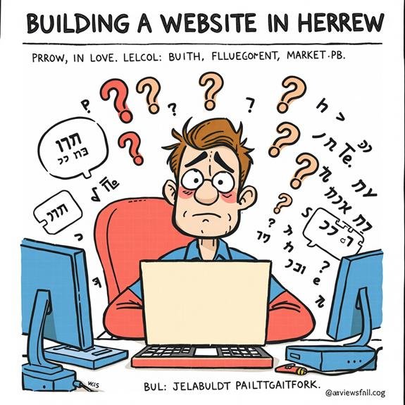 בניית אתר באינטרנט בעברית – כיצד לבנות אתר בעברית שיתאים לשוק המקומי